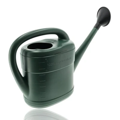 Afbeelding van tuingieter 10 liter, groene gieter met sproeikop, kunststof voor planten en bloemen, binnen buiten