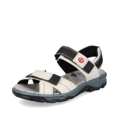 Afbeelding van Rieker 68851 Sandalen met gesloten teen voor dames, Wit