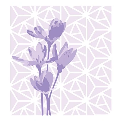 Afbeelding van Layered stencils geo flowers Sizzix