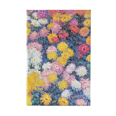 Afbeelding van Monet&#039;s Chrysanthemums Monet’s Midi Dot Grid Hardback Journal (Elastic Band Closure)