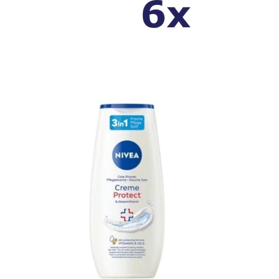 Afbeelding van Nivea Creme Protect Care Shower 6 x 250 ml