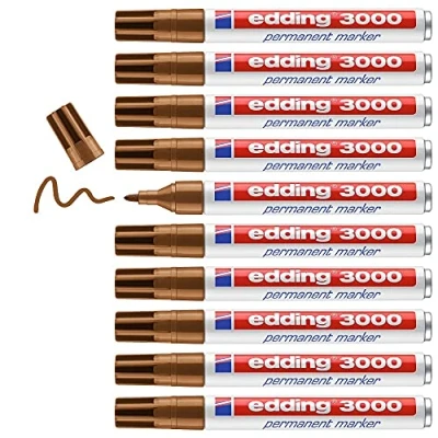 Afbeelding van Viltstift edding 3000 rond 1.5 3mm okergeel