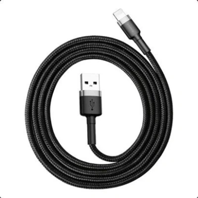 Afbeelding van Baseus CALKLF CG1 USB oplaadkabel Zwart/Grijs