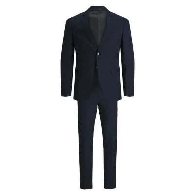 Afbeelding van Jack &amp; Jones Jprfranco SUIT PLUS SIZE Kostuum, Heren, Maat: 66, Medieval blue