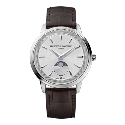 Afbeelding van Frederique Constant Classic Moneta horloge FC 206S3S6 in de kleur Zilver