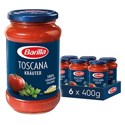 Image de Barilla Sauce à pâtes Toscana Lot de 6 (6 x 400 g)