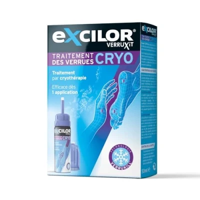 Image de EXCILOR VERRUXIT Cryo Traitement des verrues Cryothérapie gelant la verrue jusqu&#039;à racine Mains et pieds 50 ml