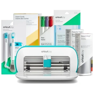Afbeelding van Cricut Joy Starterpakket voor compacte intelligente snijmachine, kunststof, wit, starterbundel (2023 Edition)