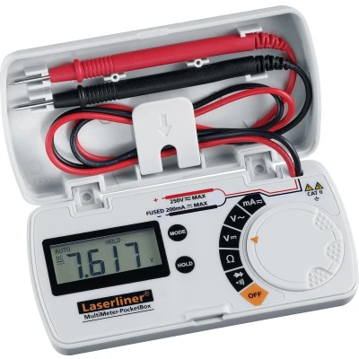 Afbeelding van Laserliner Pocket Box Multimeter Digitaal CAT II 250 V Weergave (counts): 3.5