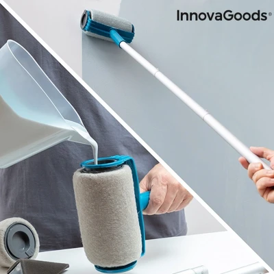 Afbeelding van Set navulbare, Anti drup verfrollers Roll&#039;n&#039;paint InnovaGoods 5 Onderdelen