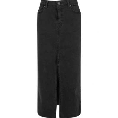 Afbeelding van Urban Classics HIGH SLIT Alijn rok, Dames, Maat: XS, Black washed