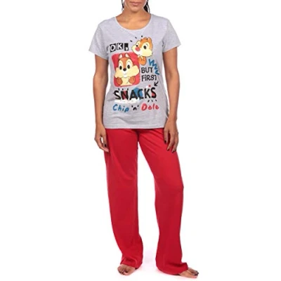 Afbeelding van Disney Pyjamaset Tic &#039;N&#039; Tac Dames, grijs.