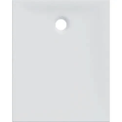 Afbeelding van Geberit Nemea rechthoekige douchevloer wit mat 1000 x 800 35