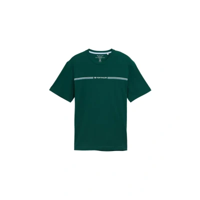 Afbeelding van TOM Tailor CREW NECK Tshirt print, Heren, Maat: 3XL, Grün
