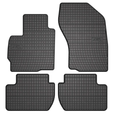 Afbeelding van FROGUM 0482 Vloermatset Rubber voor en achter 4 Zwart Op maat gemaakt MITSUBISHI: ASX Off Road, PEUGEOT: 4007