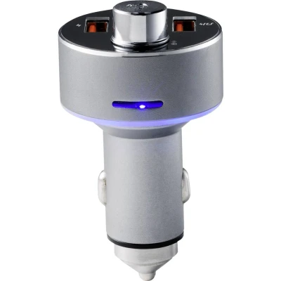 Afbeelding van Renkforce RF CAR 100 FM transmitter Bluetooth Incl. handsfree functie, Met geheugenkaartgleuf, Ingebouwde MP3 speler