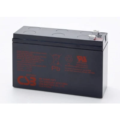 Afbeelding van CSB HR1224WF2F1 12 volt AGM loodzuuraccu 2Ah 24Wh, 151x51x98.3mm + pool 6.3 / 4.8mm bestand tegen hoge stroomsterkte
