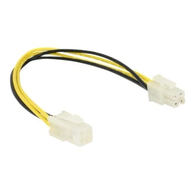 Image de Delock Rallonge de câble d&#039;alimentation ATX12V 4 broches (M) pour (F) 30 cm