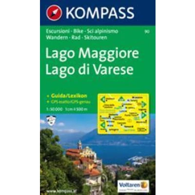 Afbeelding van Kompass WK90 Lago Maggiore, di Varese