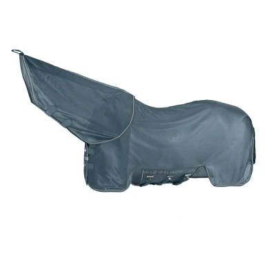 Image de Eskadron Couverture Anti Mouches Classic Sports Couvre cou Amovible Steel BlueVendu par Agradi