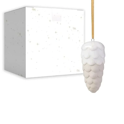 Afbeelding van Villeroy &amp; Boch Dennenappel Kersthanger 9 Cm Beige