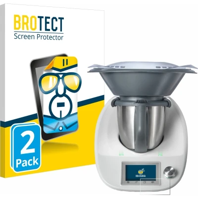 Afbeelding van BROTECT Screenprotector voor Vorwerk Thermomix TM5/ Bimby TM5 Folie Beschermfolie transparant (2 Stuks)