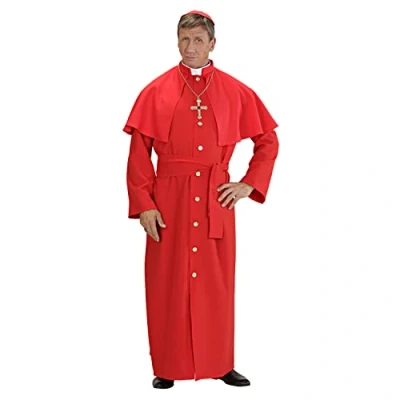 Afbeelding van Widmann Religie Kostuum Kardinaal Rood Santiago De Compostela Man Small Carnavalskleding Verkleedkleding