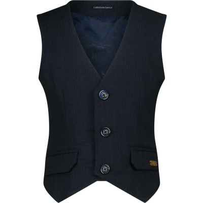 Afbeelding van Vingino Nesaio Jongens Gilet Dark Blue