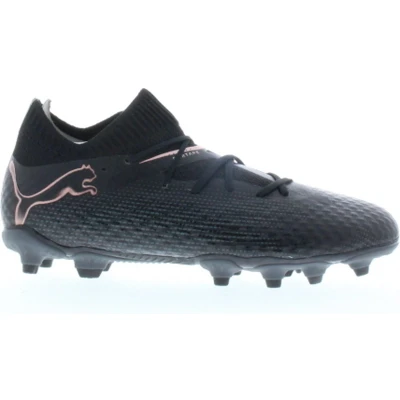 Afbeelding van Puma Future 7 PRO FG/AG JR Unisex Voetbalschoenen met kunststof noppen voor kinderen, Maat: 37.5, Black/white Textiel/ synthetisch