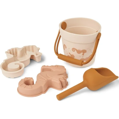 Afbeelding van Liewood strandset seahorse 4 delig