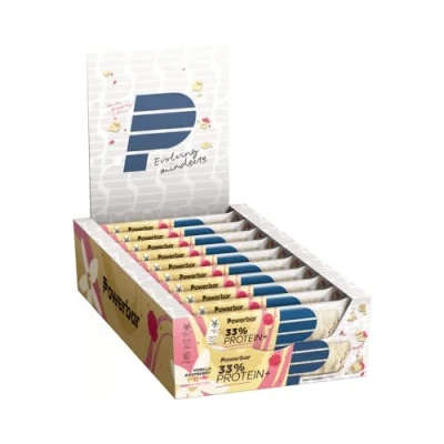 Afbeelding van Powerbar Protein Plus Nutritivriegel 33% Vanilla Raspberry 90 g, 10 stuks