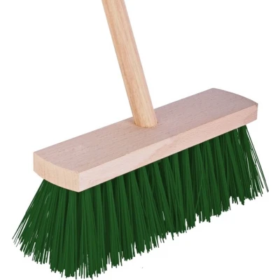Afbeelding van Talen Tools Bezem Nylon 28 cm Groen Inclusief Steel