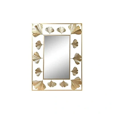 Afbeelding van Wandspiegel DKD Home Decor Gouden Metaal Blad van een plant (71 x 1 97 cm)