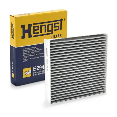 Afbeelding van HENGST filter E2945LC Interieurfilter Carbon 192 214 30 TOYOTA: Verso, Yaris III Hatchback, II JAGUAR: F Pace, XF Saloon