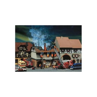 Image de Faller Modélisme commerce et industrie H0 Ruine d&#039;incendie Auberge Au Soleil