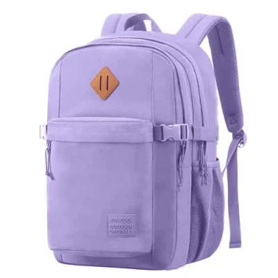Afbeelding van SUPACOOL Lichtgewicht casual laptoprugzak met laptopvak 15,6 inch voor mannen en vrouwen, universiteitsrugzak, Paars., Modern