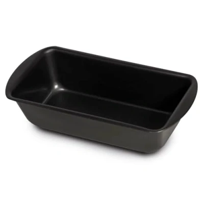 Afbeelding van FORMEGOLOSE, Pruimentaartvorm, 21 cm, staal met dubbele anti aanbaklaag, kleur zwart