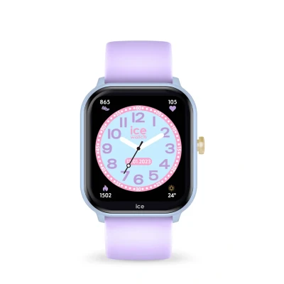 Afbeelding van Ice Watch SMART2 0 Smartwatch voor kinderen, Maat: Small, Soft blue purple