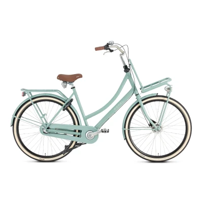 Afbeelding van Popal Daily Dutch Prestige N3 Transportfiets Stadsfiets Dames 53 centimeter Mineral Green