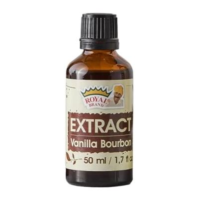 Afbeelding van natuurlijk vanille extract uit Madagaskar Bourbon / glazen fles voor betere kwaliteit 50 ml Royal Brand