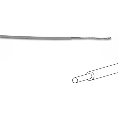 Afbeelding van Montagedraad Diameter: 1.4 mm 0.2 mm2 Volle Kern Grijs