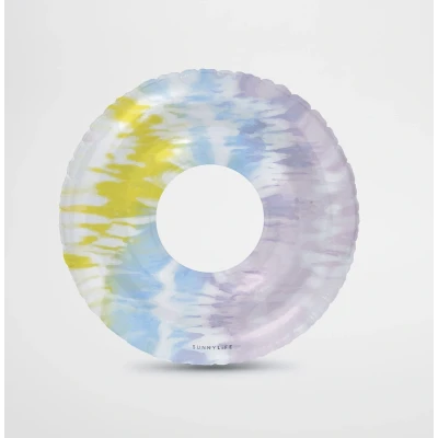 Afbeelding van Sunnylife Pool Floats Zwemband Tie Dye Sorbet Kunststof Multicolor