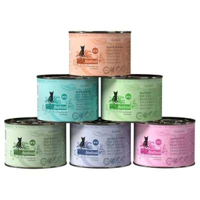 Afbeelding van 6x200g Proefpakket II catz finefood Kattenvoer