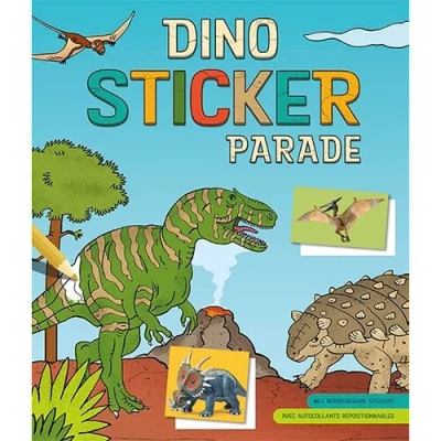 Afbeelding van Uitgeverij deltas kleur en stickerboek dinosaurussen