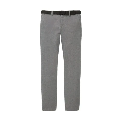 Afbeelding van TOM Tailor Travis Broek, Heren, Maat: 29x32, White navy zig zag structure