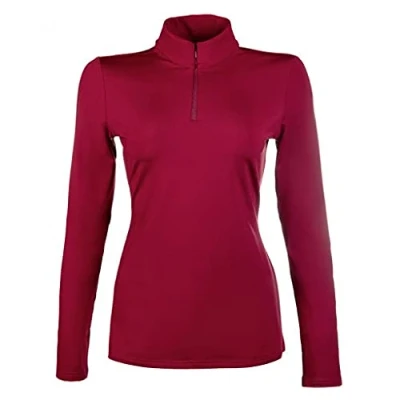 Afbeelding van HKM Shirt Basic Wijnrood L