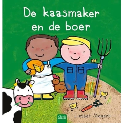 Afbeelding van de kaasmaker en boer