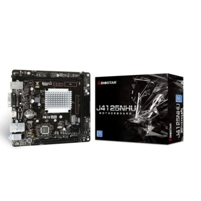 Afbeelding van BioStar J4125NHU Moederbord met CPU Socket Intel 1150 Vormfactor Mini ITX