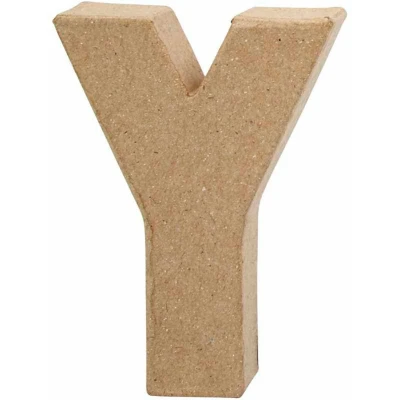Afbeelding van Creativ Company Letter Papier maché Y, 10cm