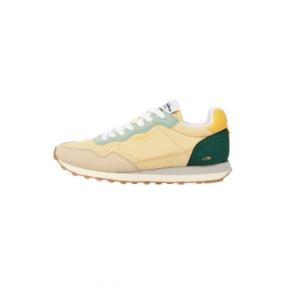 Afbeelding van Pepe Jeans Sneakers laag, Dames, Maat: 40, Light yellow Textiel/ synthetisch
